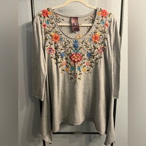 Johnny Was top.Medium size and new with tag attached.